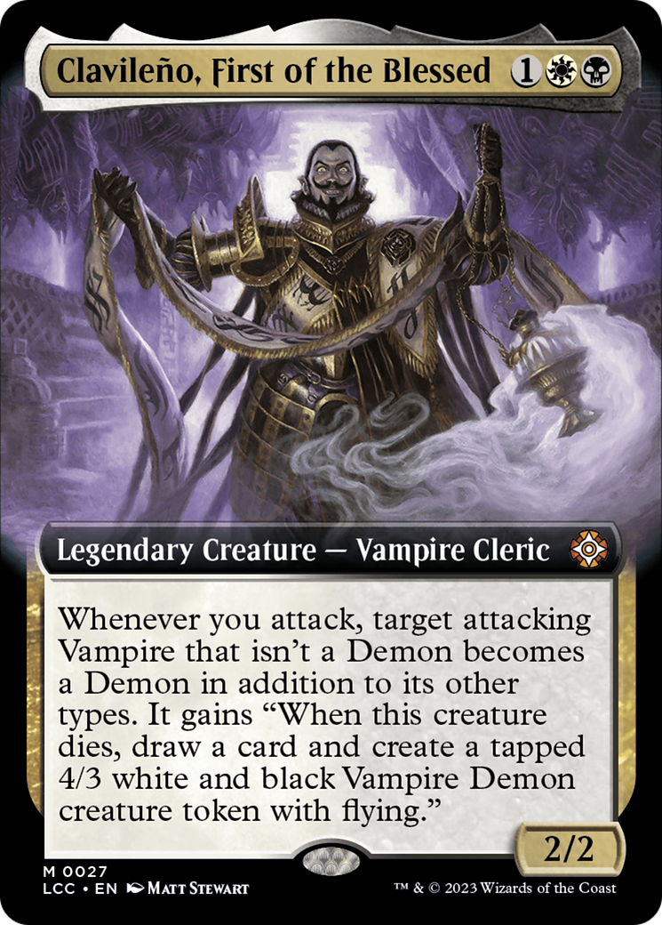 Clavileno, First of the Blessed (Extended Art) [The Lost Caverns of Ixalan Commander] | Fandemonia Ltd