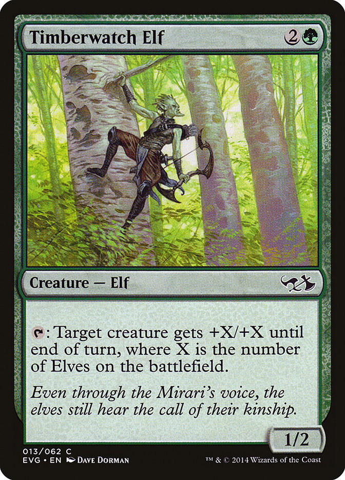 Timberwatch Elf (Elves vs. Goblins) [Duel Decks Anthology] | Fandemonia Ltd