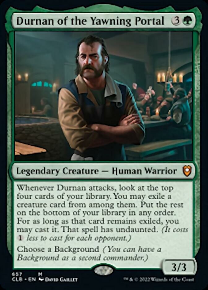 Durnan of the Yawning Portal [Commander Legends: Battle for Baldur's Gate] | Fandemonia Ltd