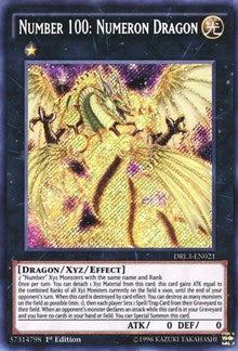 Number 100: Numeron Dragon [DRL3-EN021] Secret Rare | Fandemonia Ltd