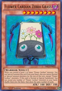 Flower Cardian Zebra Grass [DRL3-EN032] Ultra Rare | Fandemonia Ltd
