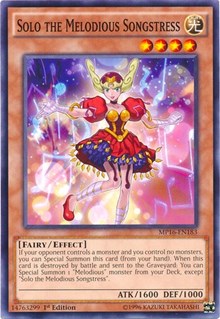 Solo the Melodious Songstress [MP16-EN183] Common | Fandemonia Ltd