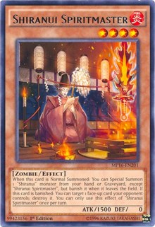 Shiranui Spiritmaster [MP16-EN201] Rare | Fandemonia Ltd