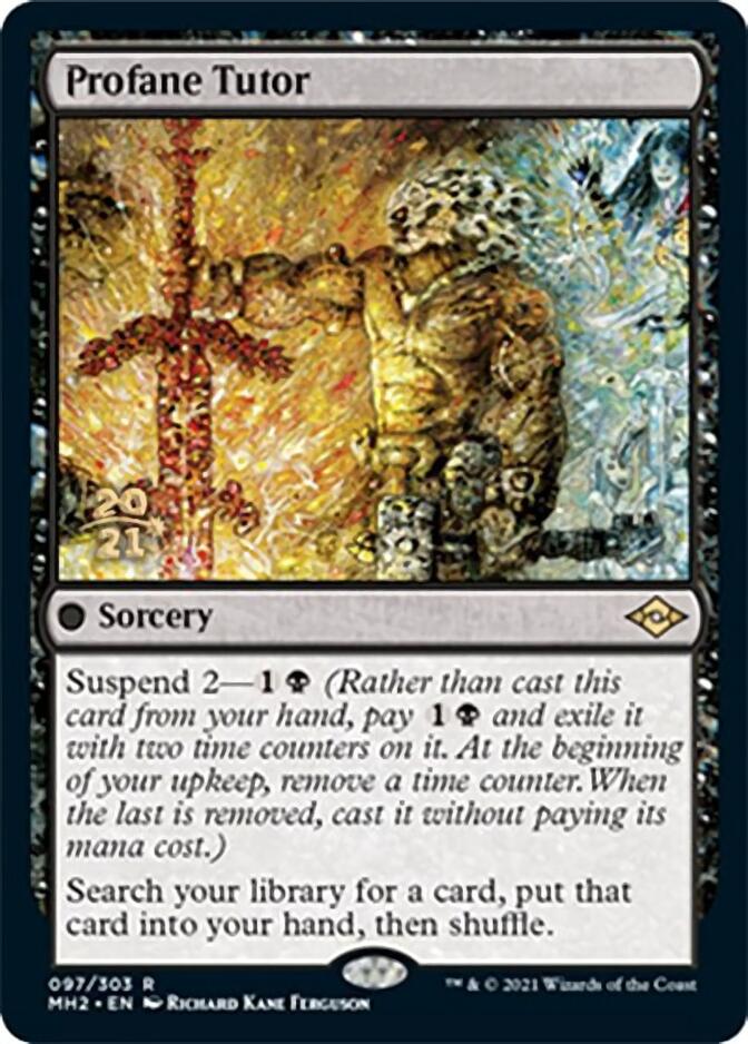 Profane Tutor [Modern Horizons 2 Prerelease Promos] | Fandemonia Ltd