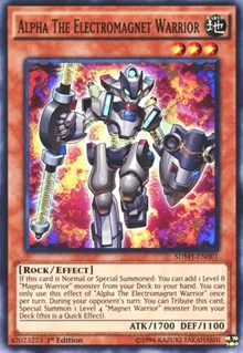 Alpha The Electromagnet Warrior [SDMY-EN001] Super Rare | Fandemonia Ltd