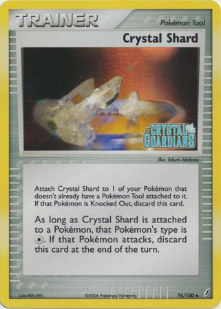 Crystal Shard (76/100) (Stamped) [EX: Crystal Guardians] | Fandemonia Ltd