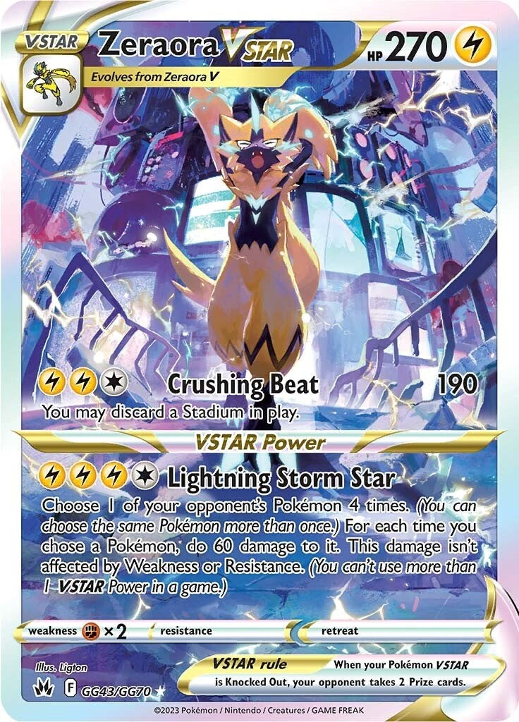 Zeraora VSTAR (GG43/GG70) [Sword & Shield: Crown Zenith] | Fandemonia Ltd