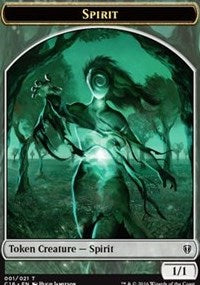 Spirit Double-sided Token [Commander 2016] | Fandemonia Ltd