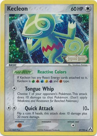 Kecleon (37/92) (Stamped) [EX: Legend Maker] | Fandemonia Ltd