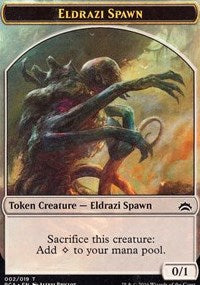 Eldrazi Spawn (002) // Eldrazi Double-sided Token [Planechase Anthology] | Fandemonia Ltd