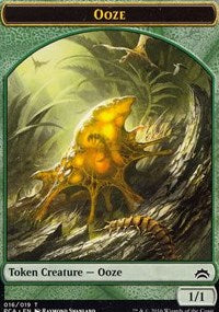 Ooze Double-sided Token [Planechase Anthology] | Fandemonia Ltd