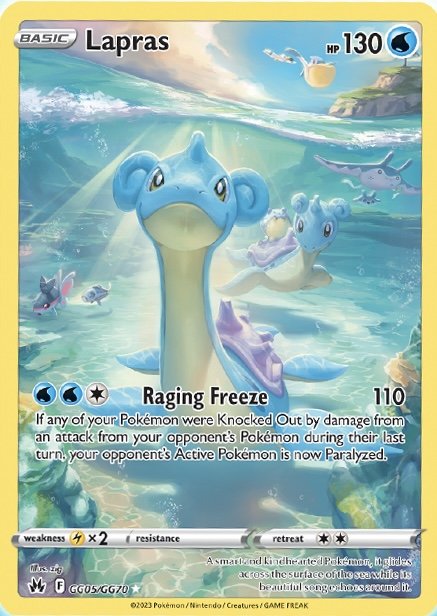 Lapras (GG05/GG70) [Sword & Shield: Crown Zenith] | Fandemonia Ltd