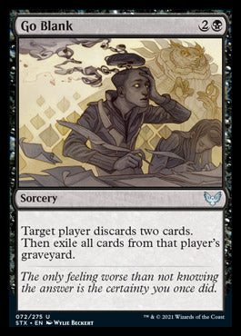 Go Blank [Strixhaven: School of Mages] | Fandemonia Ltd