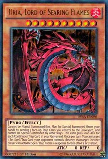 Uria, Lord of Searing Flames [DUSA-EN096] Ultra Rare | Fandemonia Ltd