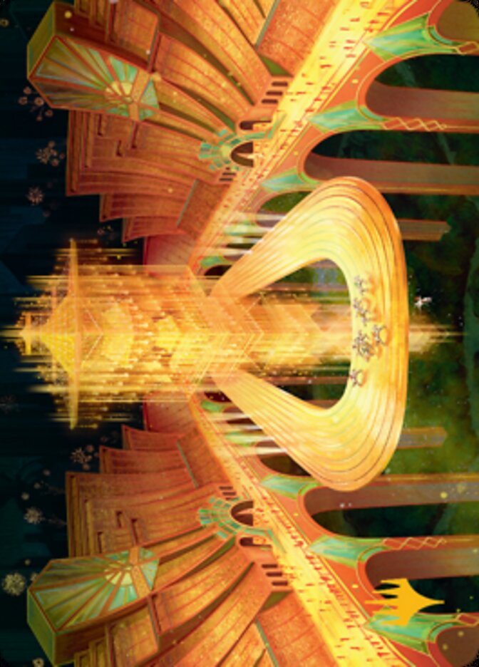 Racers' Ring Art Card (Gold-Stamped Signature) [Streets of New Capenna Art Series] | Fandemonia Ltd