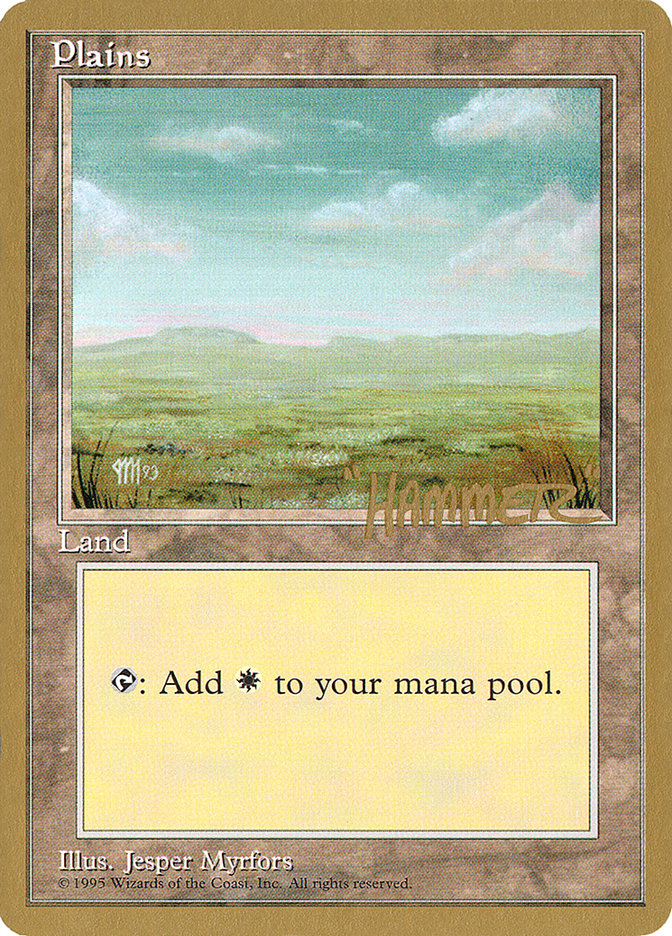 Plains (shr364) (Shawn "Hammer" Regnier) [Pro Tour Collector Set] | Fandemonia Ltd