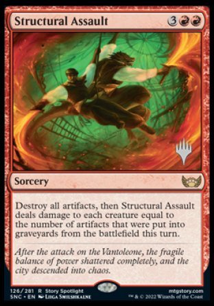 Structural Assault (Promo Pack) [Streets of New Capenna Promos] | Fandemonia Ltd