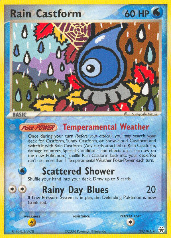 Rain Castform (23/101) [EX: Hidden Legends] | Fandemonia Ltd