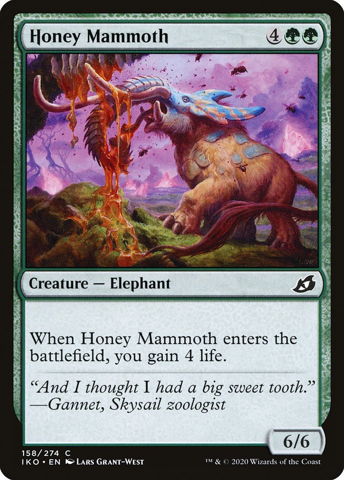 Honey Mammoth [Ikoria: Lair of Behemoths] | Fandemonia Ltd