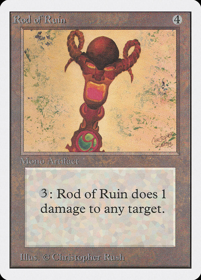 Rod of Ruin [Unlimited Edition] | Fandemonia Ltd