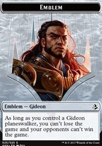Emblem - Gideon of the Trials // Zombie Token [Amonkhet] | Fandemonia Ltd
