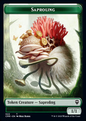 Illusion // Saproling Token [Commander Legends Tokens] | Fandemonia Ltd