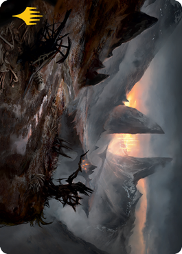 Haunted Ridge Art Card (Gold-Stamped Signature) [Innistrad: Midnight Hunt Art Series] | Fandemonia Ltd