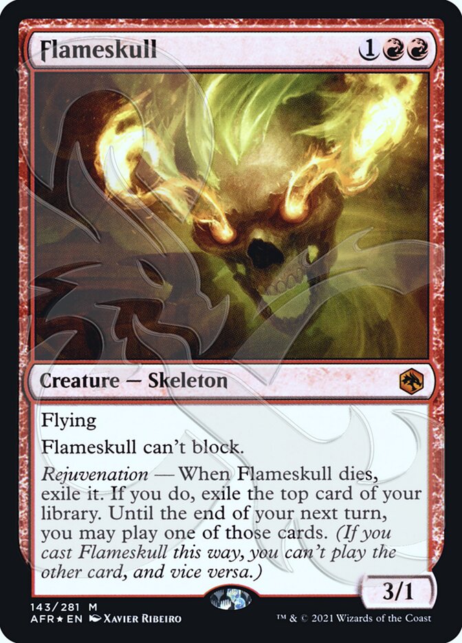 Flameskull (Ampersand Promo) [Dungeons & Dragons: Adventures in the Forgotten Realms Promos] | Fandemonia Ltd