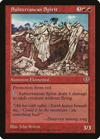 Subterranean Spirit [Mirage] | Fandemonia Ltd