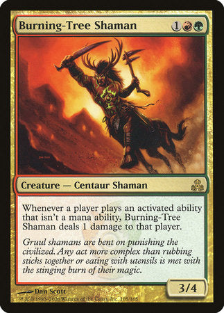 Burning-Tree Shaman [Guildpact] | Fandemonia Ltd