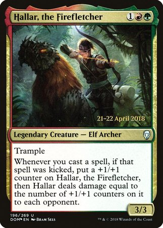 Hallar, the Firefletcher [Dominaria Promos] | Fandemonia Ltd