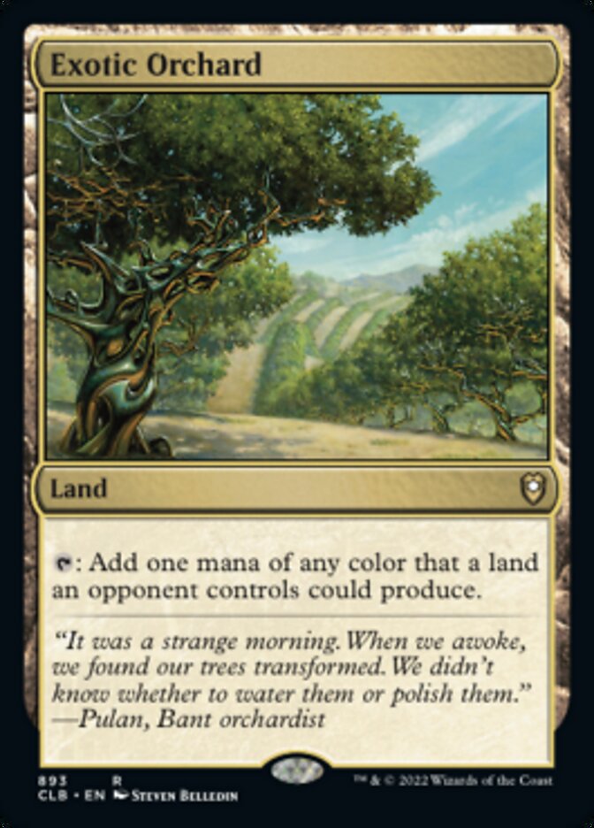 Exotic Orchard [Commander Legends: Battle for Baldur's Gate] | Fandemonia Ltd