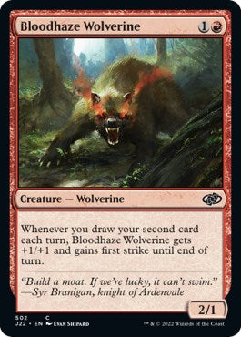 Bloodhaze Wolverine [Jumpstart 2022] | Fandemonia Ltd