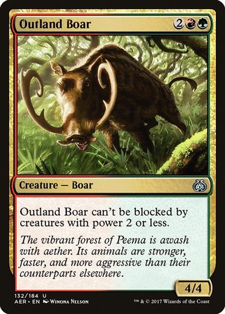 Outland Boar [Aether Revolt] | Fandemonia Ltd