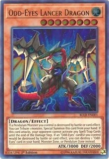 Odd-Eyes Lancer Dragon [BLLR-EN001] Ultra Rare | Fandemonia Ltd