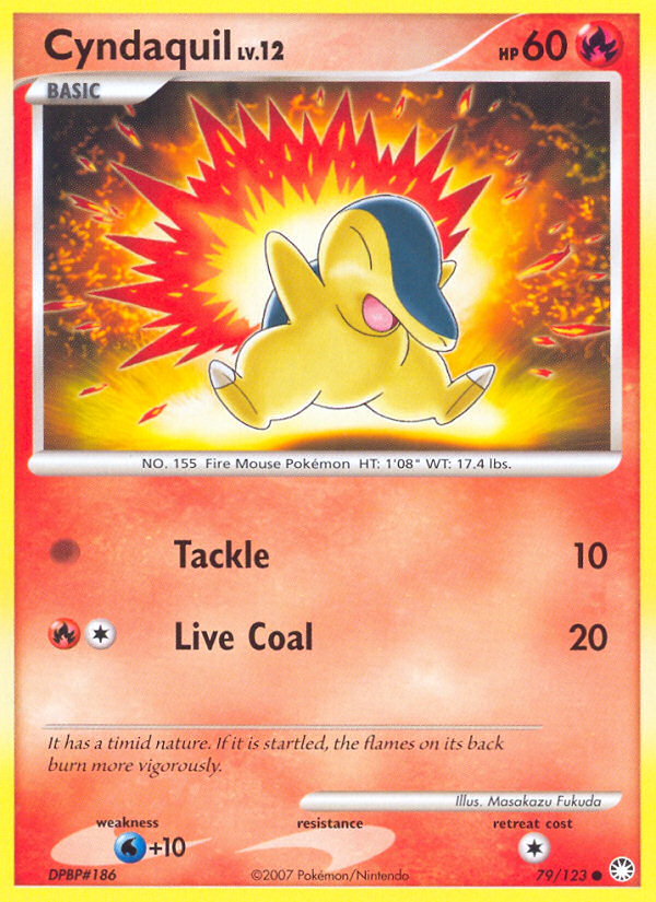 Cyndaquil (79/123) [Diamond & Pearl: Mysterious Treasures] | Fandemonia Ltd