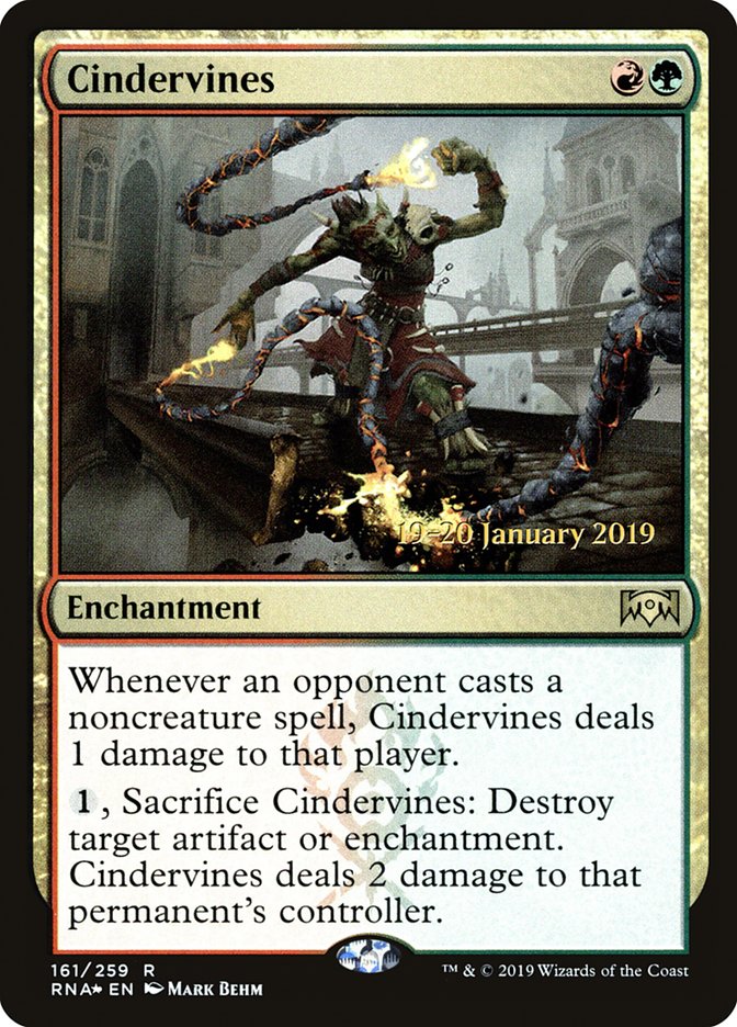 Cindervines [Ravnica Allegiance Prerelease Promos] | Fandemonia Ltd