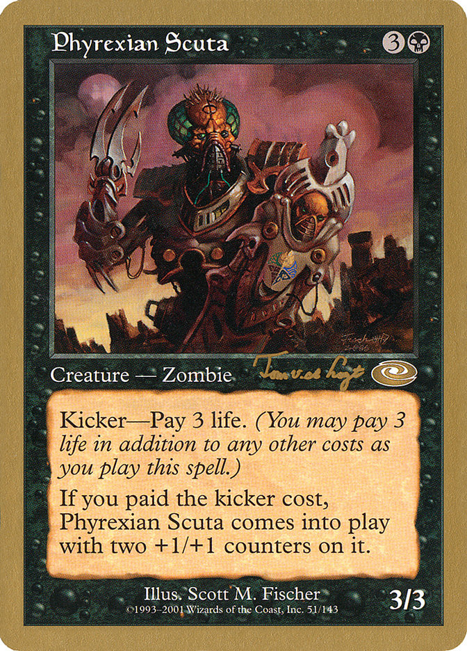 Phyrexian Scuta (Tom van de Logt) [World Championship Decks 2001] | Fandemonia Ltd