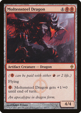 Moltensteel Dragon [New Phyrexia] | Fandemonia Ltd