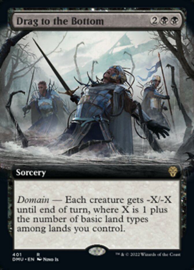 Drag to the Bottom (Extended Art) [Dominaria United] | Fandemonia Ltd