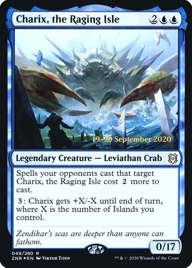 Charix, the Raging Isle  [Zendikar Rising Prerelease Promos] | Fandemonia Ltd