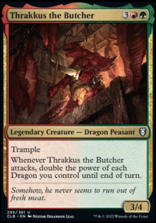 Thrakkus the Butcher [Commander Legends: Battle for Baldur's Gate] | Fandemonia Ltd