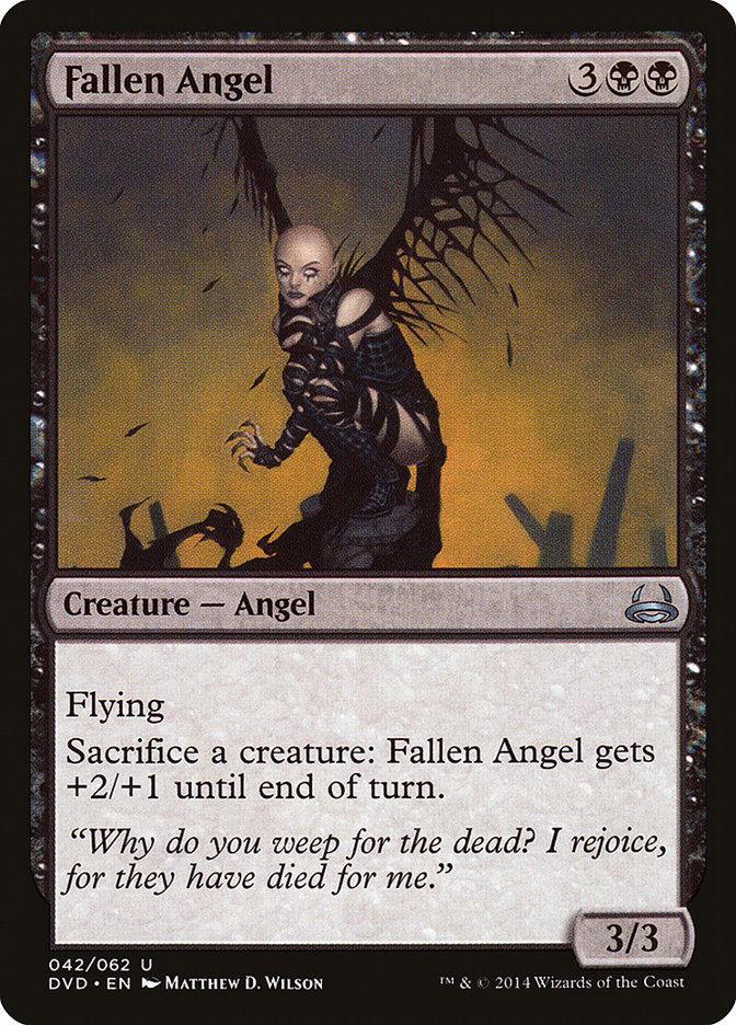 Fallen Angel (Divine vs. Demonic) [Duel Decks Anthology] | Fandemonia Ltd