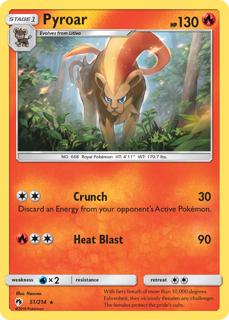 Pyroar (51/214) [Sun & Moon: Lost Thunder] | Fandemonia Ltd