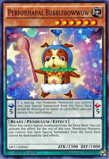 Performapal Bubblebowwow [MP17-EN062] Common | Fandemonia Ltd