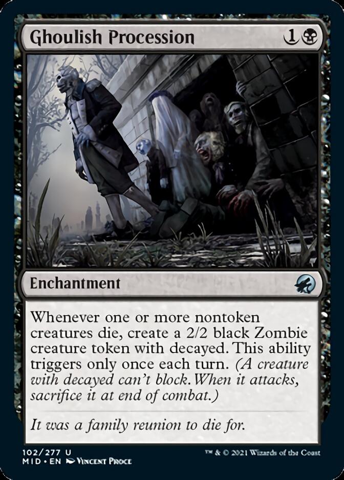 Ghoulish Procession [Innistrad: Midnight Hunt] | Fandemonia Ltd