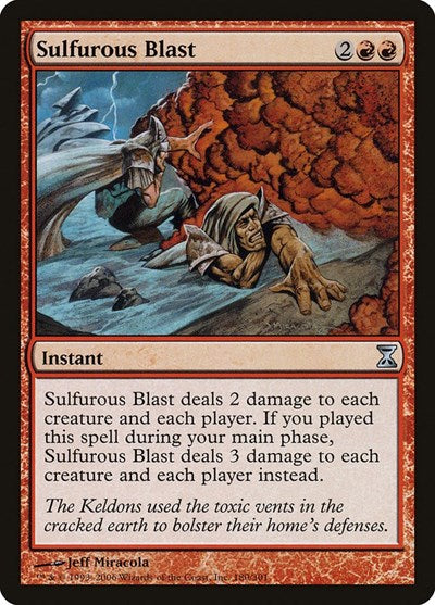 Sulfurous Blast [Time Spiral] | Fandemonia Ltd