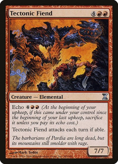 Tectonic Fiend [Time Spiral] | Fandemonia Ltd