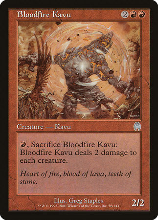 Bloodfire Kavu [Apocalypse] | Fandemonia Ltd
