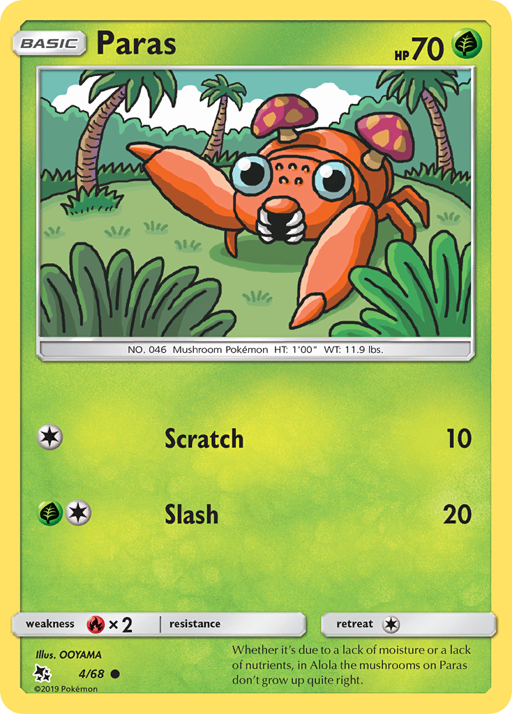 Paras (4/68) [Sun & Moon: Hidden Fates] | Fandemonia Ltd